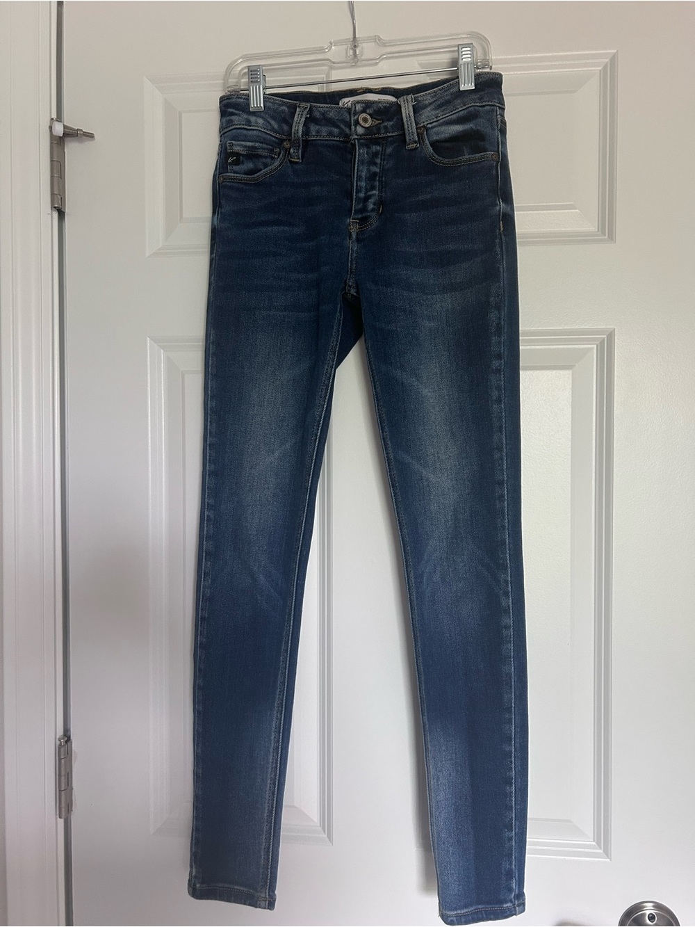 KanCan Women's Skinny Jeans - Dark Blue Wash